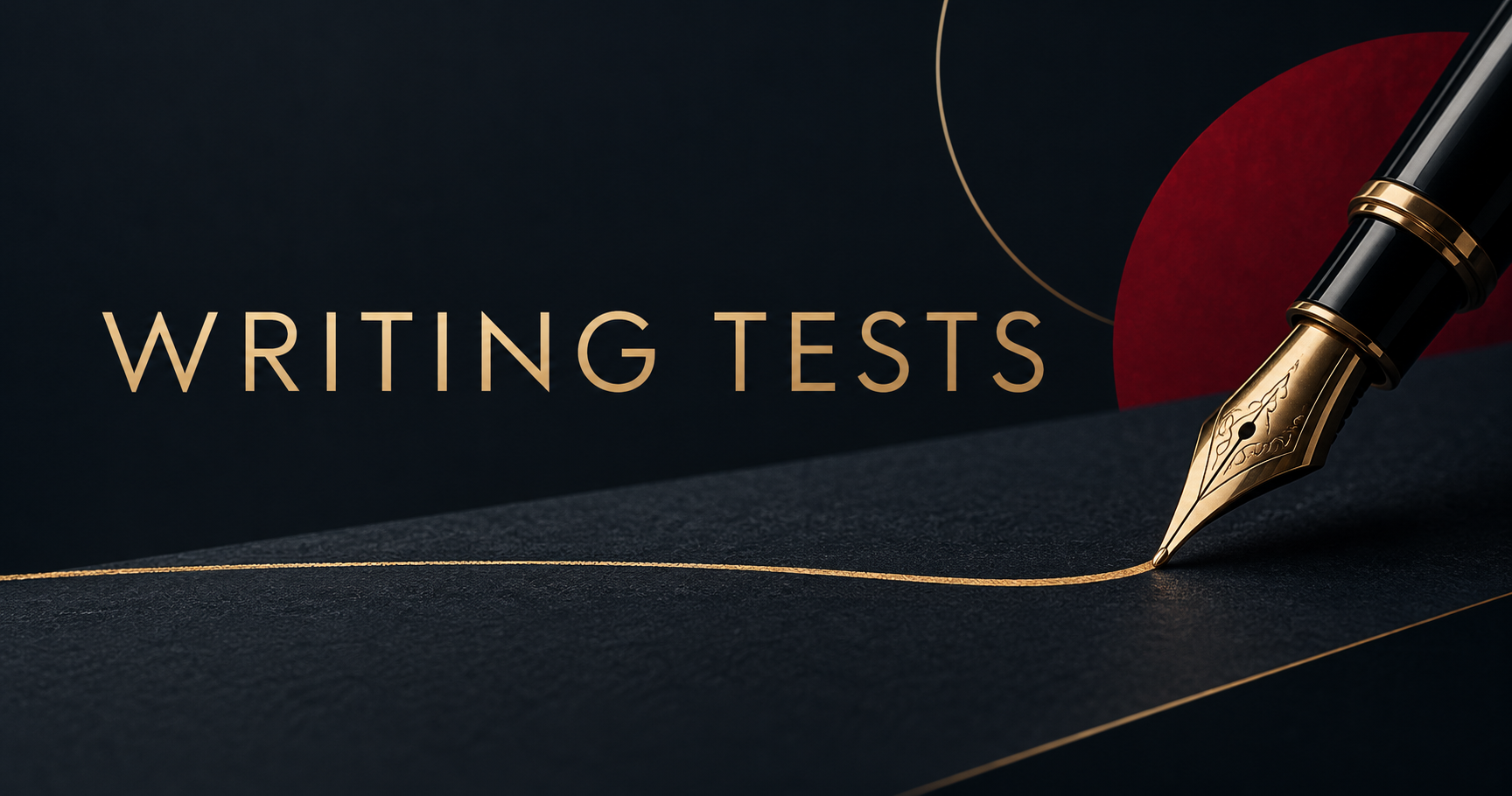 Abstract writing practice test workspace with timed response indicators